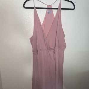 Tobi pink wrap dress